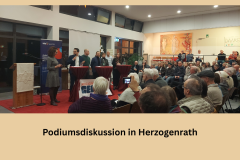 Podiumsdiskussion im Theater Aachen im Anschluss an Chronik 2044! - 1